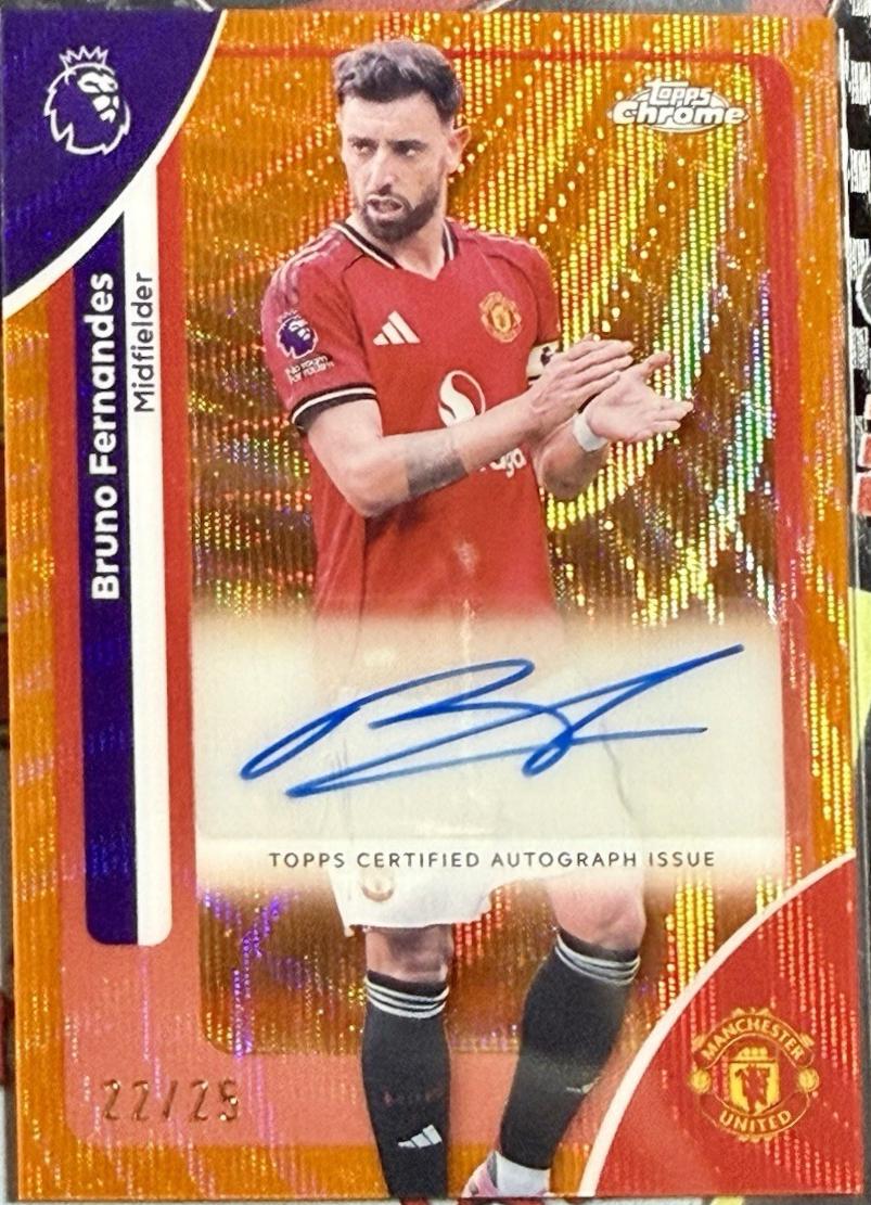 Bruno Fernandes - Chrome Premier League Autograph #CA-BF