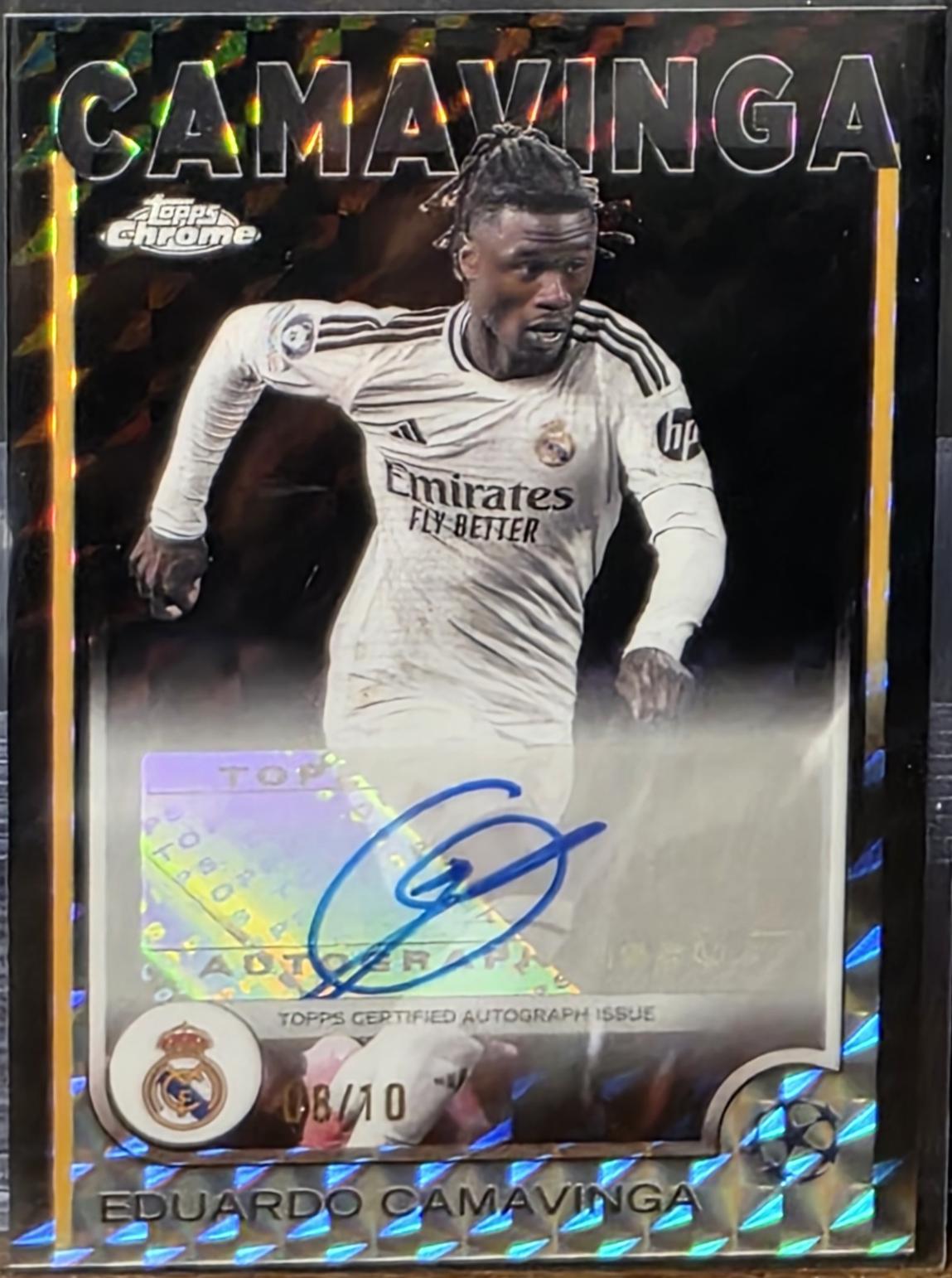 Eduardo Camavinga - Chrome UEFA Autograph #CA-CV