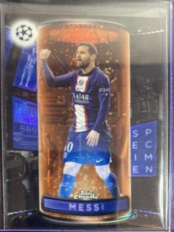 Lionel Messi - Chrome UEFA Club Competitions Specimens #S-10