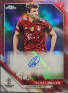 Thomas Muller - Chrome UEFA Champions League Autographs #CA-TM