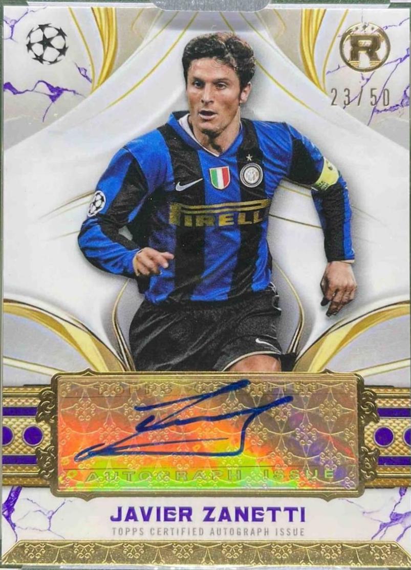 Javier Zanetti - Reverence UEFA Autograph #RA-JZ