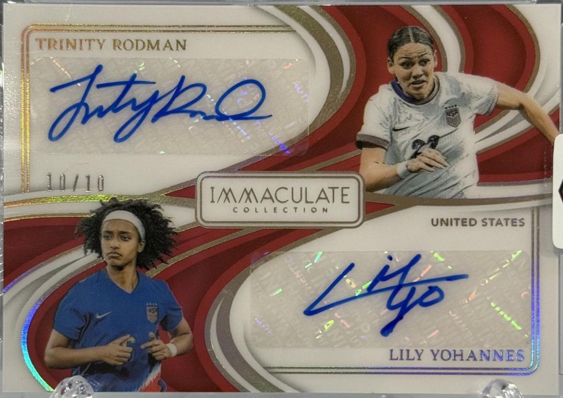 Lily Yohannes / Trinity Rodman - Immaculate Dual Autograph #2