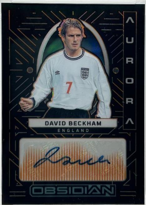 David Beckham - Obsidian Aurora Autographs #AA-DBE