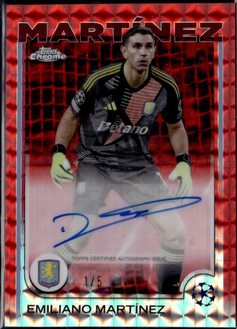 Emiliano Martinez - Chrome UEFA Autograph #CA-EM