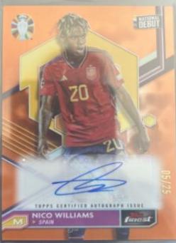 Nico Williams - Finest Road to UEFA EURO Autograph #BCA-NW