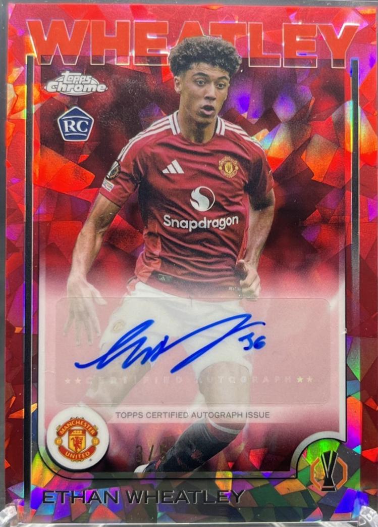 Ethan Wheatley - Chrome UEFA Autograph #CA-EW
