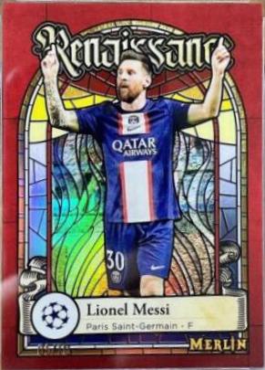 Lionel Messi - Merlin Chrome UEFA Club Competitions Renaissance #R-2