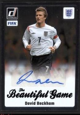 David Beckham - Donruss Beautiful Game Autograph #BG-DB
