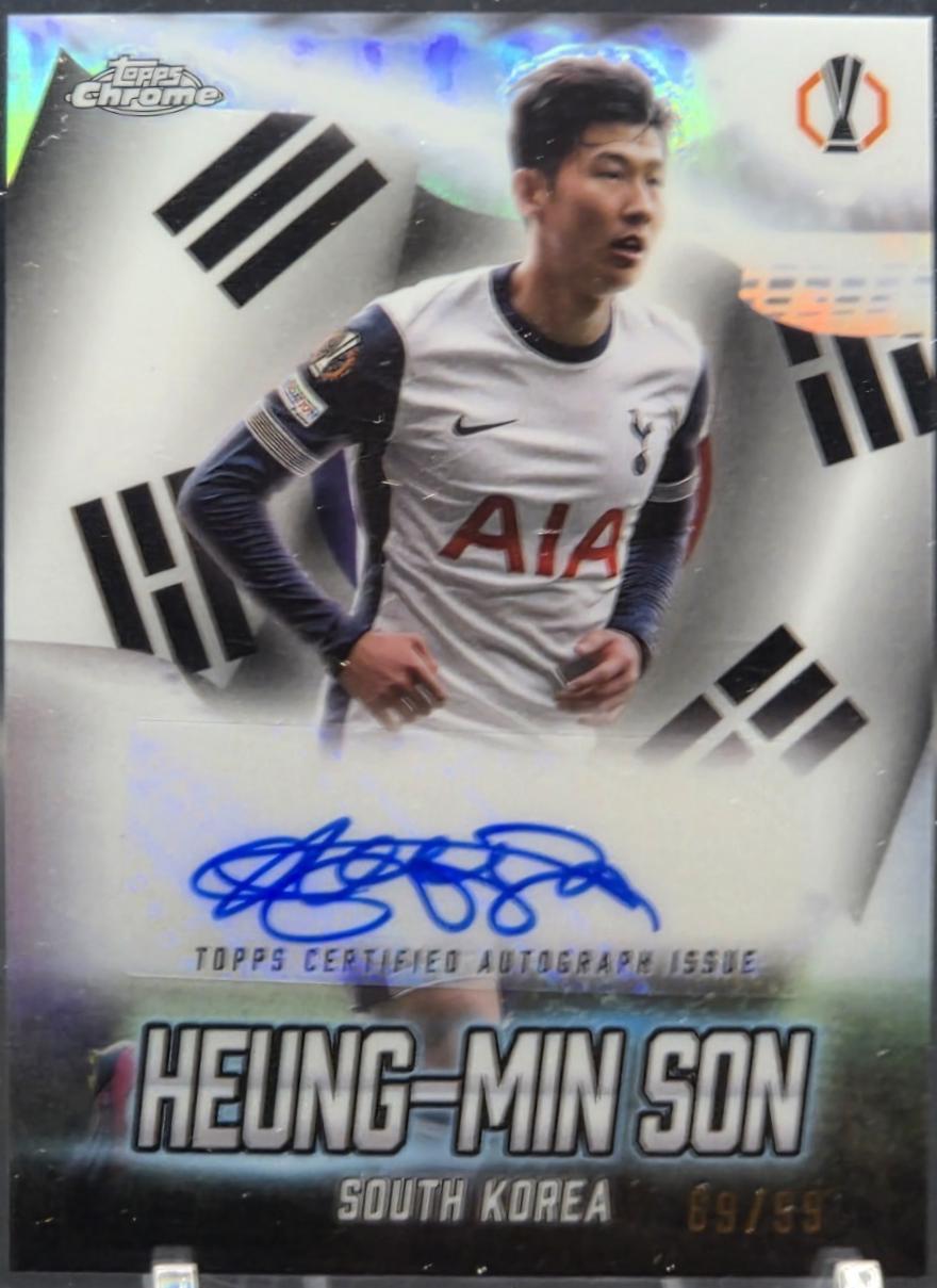 Heung-min Son - Chrome UEFA Global Attractions Autograph #GLA-HS