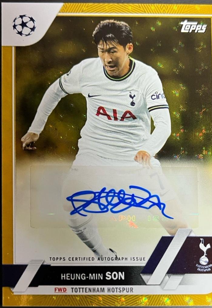 Heung Min Son - UEFA Club Competitions Autographs #A-HS