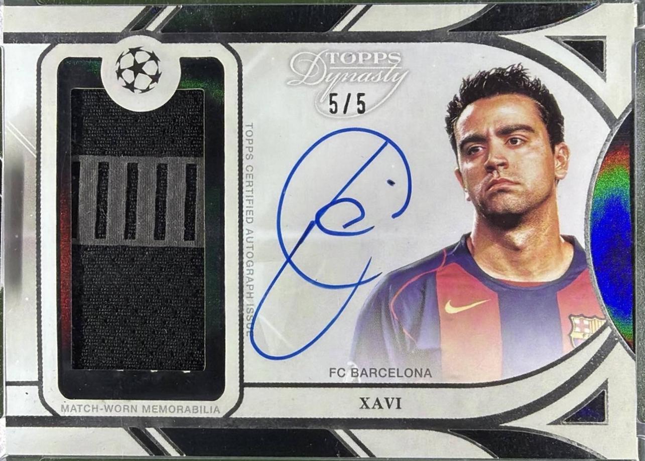 Xavi - Dynasty UEFA Autograph Patch #APL-XA1