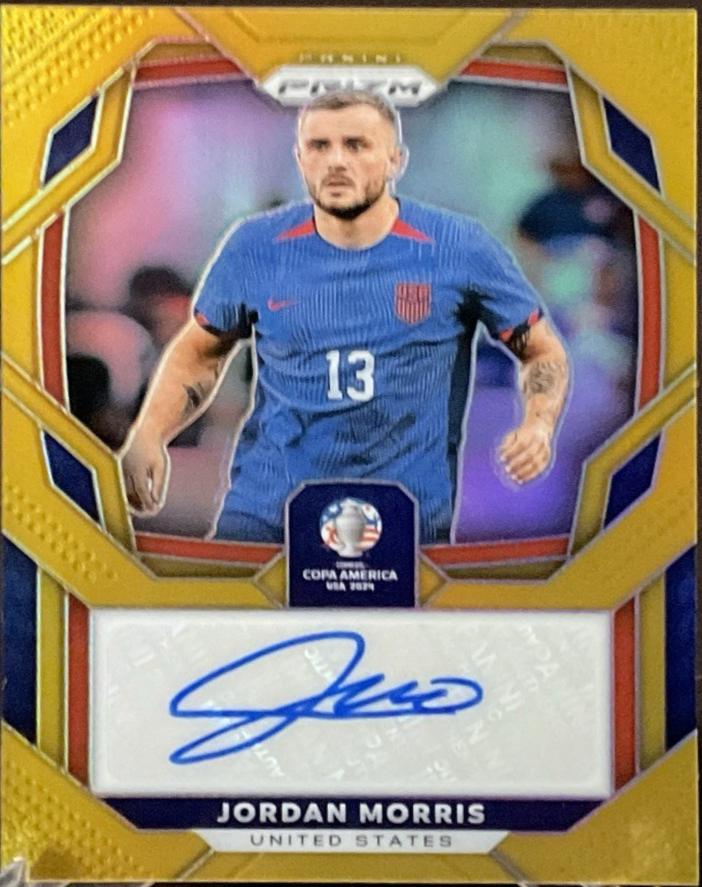 Jordan Morris - Prizm Copa America Signature #S-JM