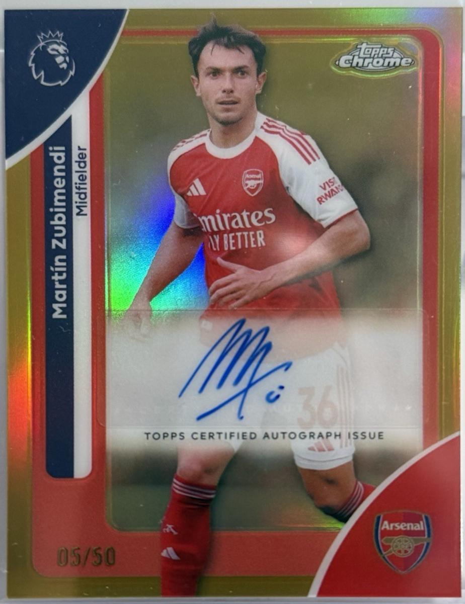 Martin Zubimendi - Chrome Premier League Autograph #CA-MZ