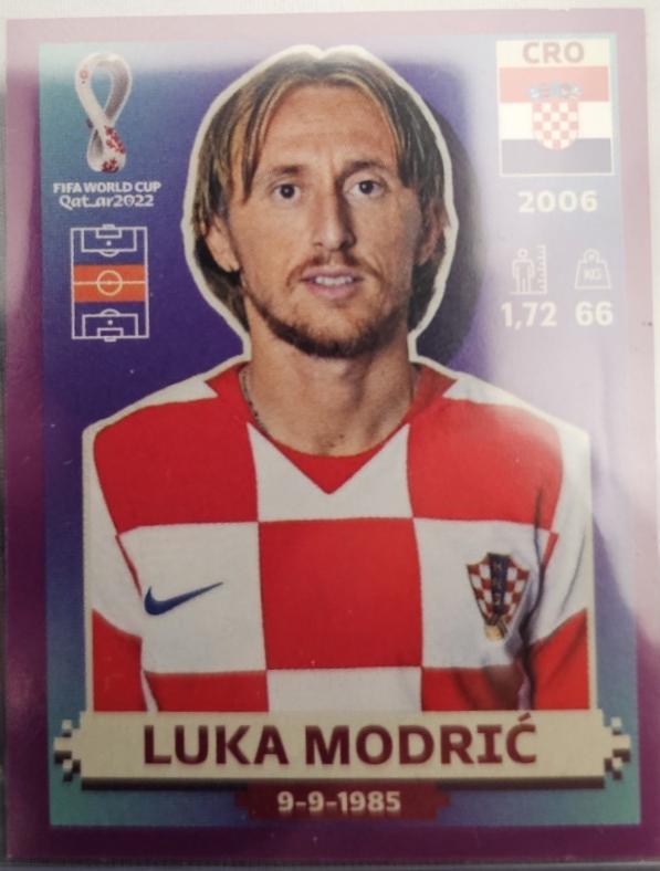 Luka Modric - World Cup Qatar Stickers #CRO13