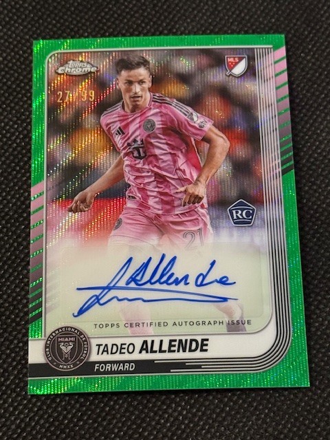 Tadeo Allende - Chrome MLS Autograph #CA-TA