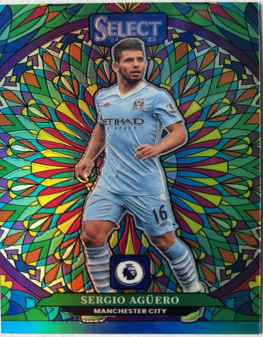 Sergio Aguero - Select Premier League Stained Glass #29