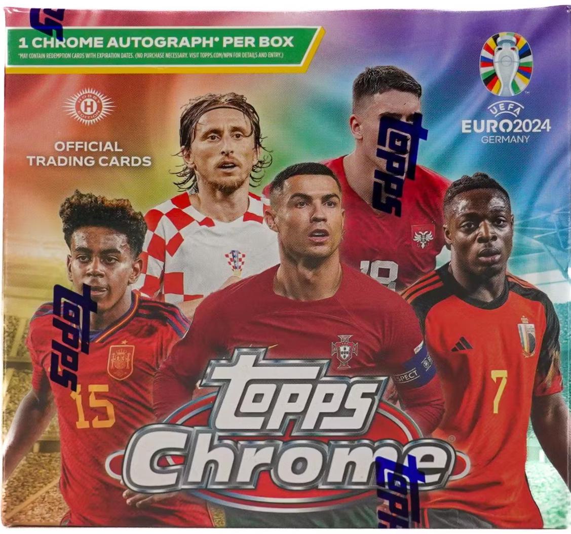 2024 Chrome UEFA Euro Hobby Box box