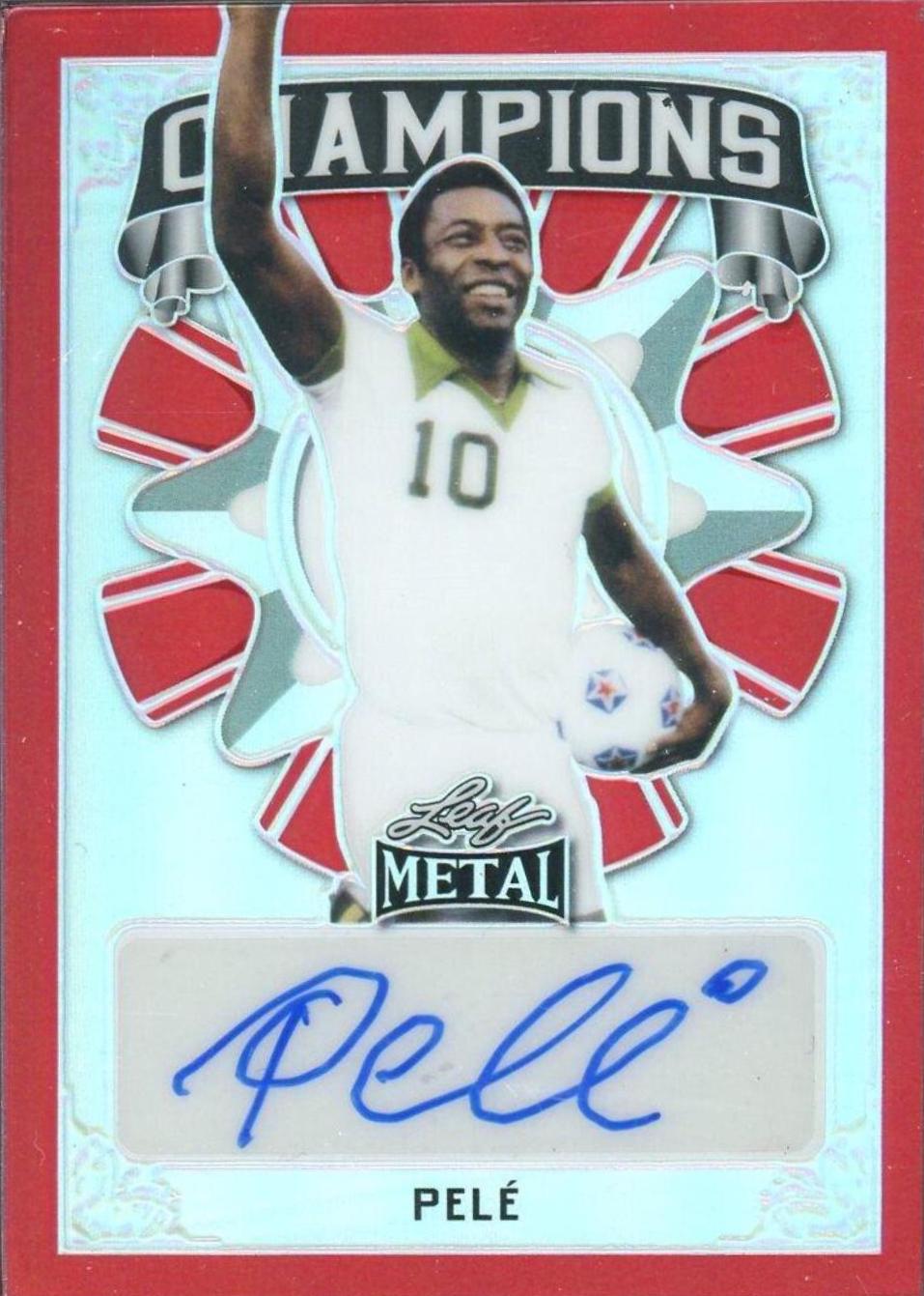 Pele - Metal Champions Autographs #C-P1