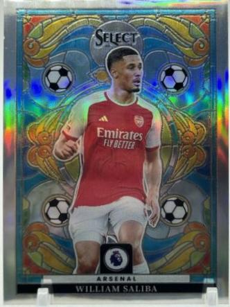 William Saliba - Select Premier League Stained Glass #25