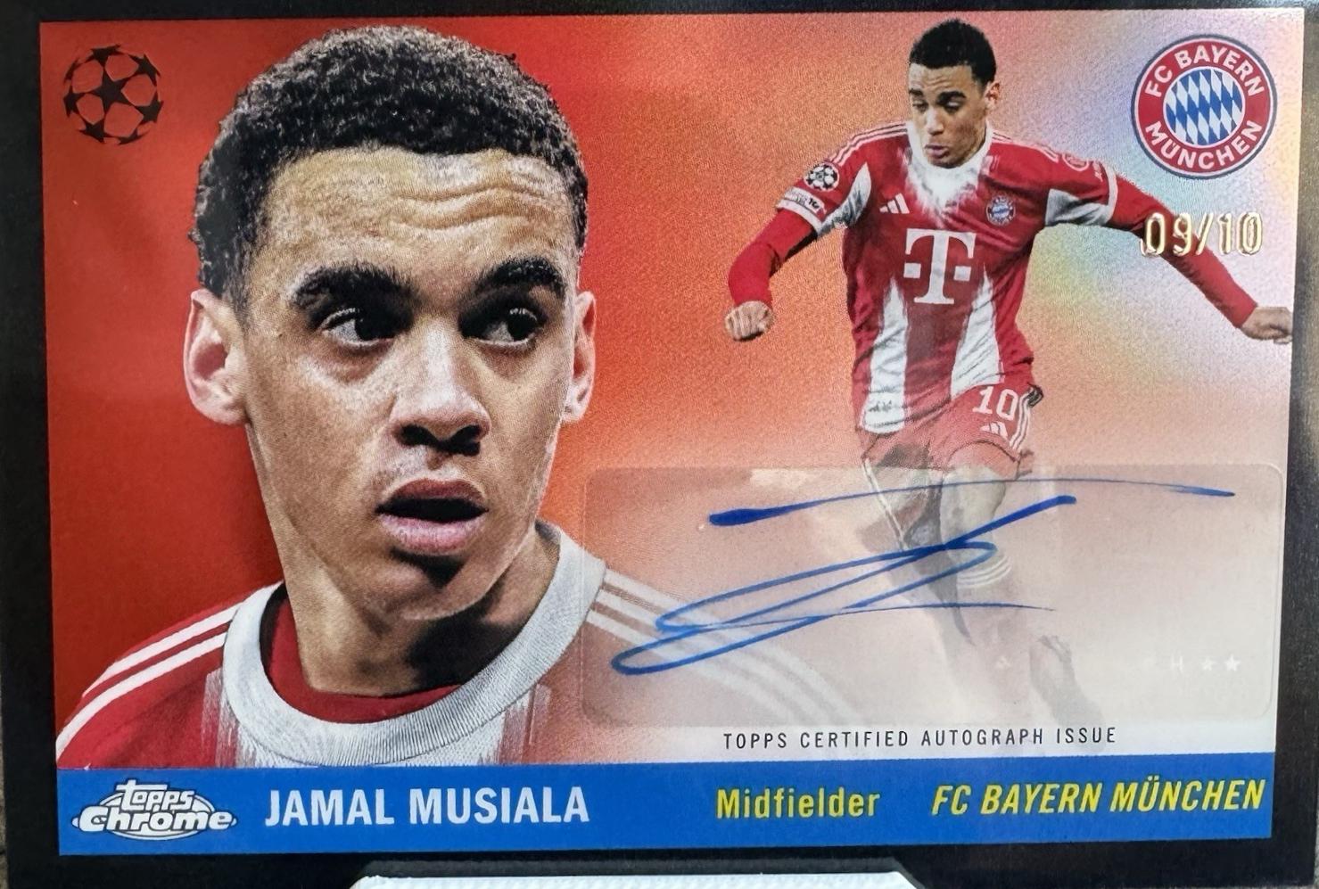 Jamal Musiala - UEFA 1955 Autograph #55-JM