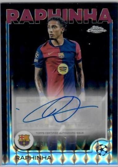 Raphinha - Chrome UEFA Autograph #CA-RP