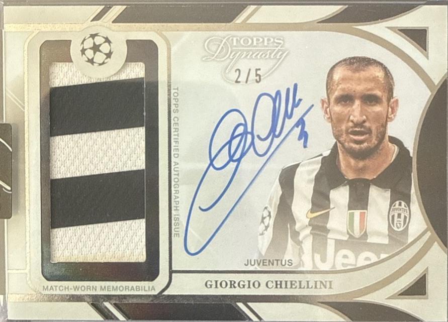 Giorgio Chiellini - Dynasty UEFA Autograph Patch #APL-GC2