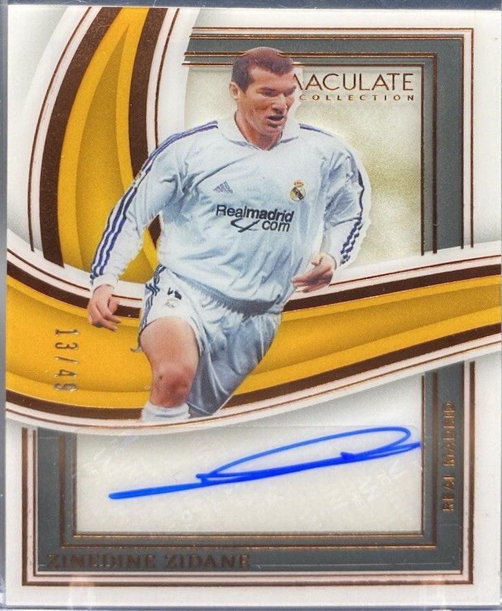 Zinedine Zidane - Immaculate Shadowbox Signature #SS-ZZ