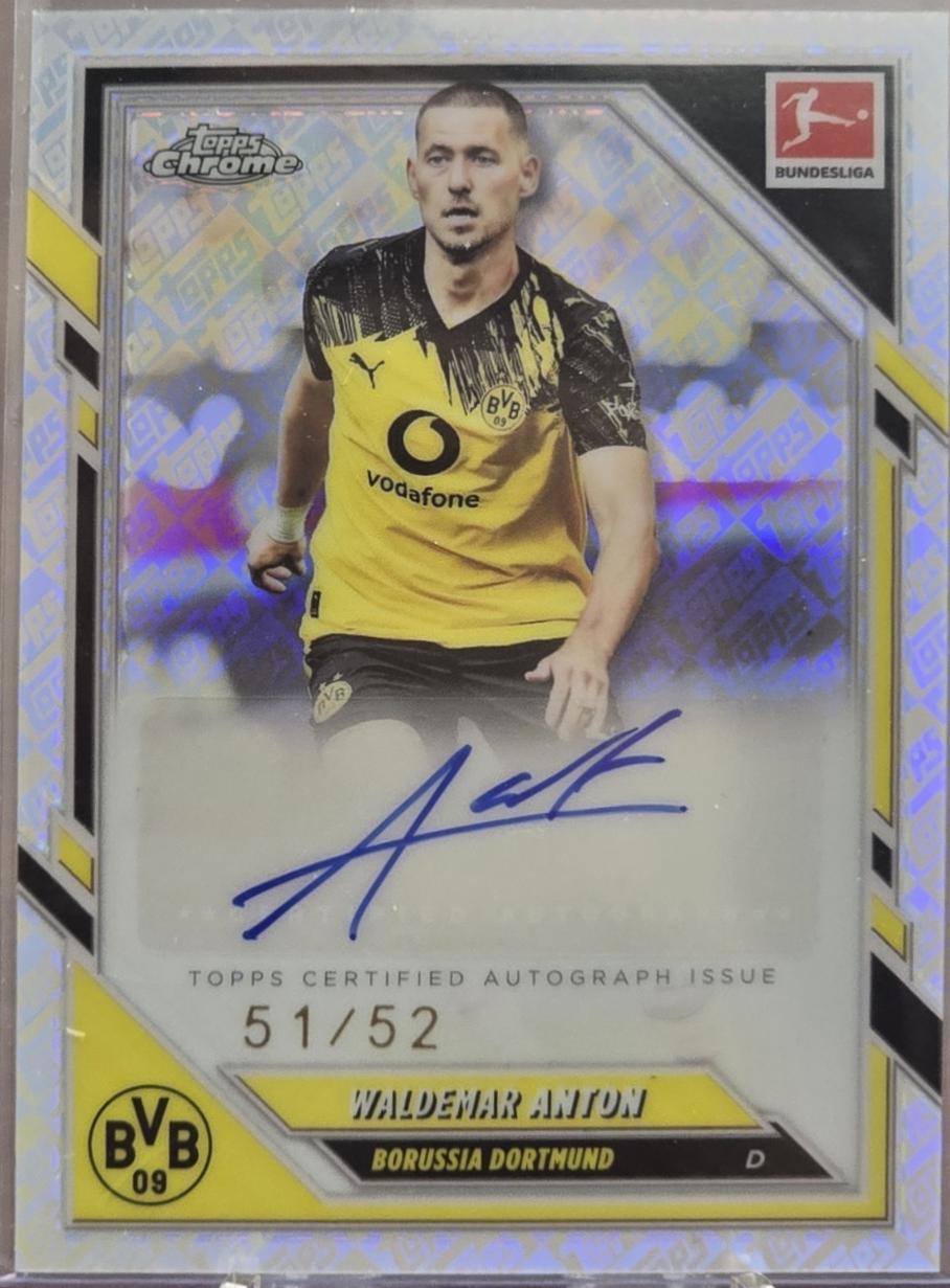 Waldemar Anton - Chrome Bundesliga Autograph #BA-WA