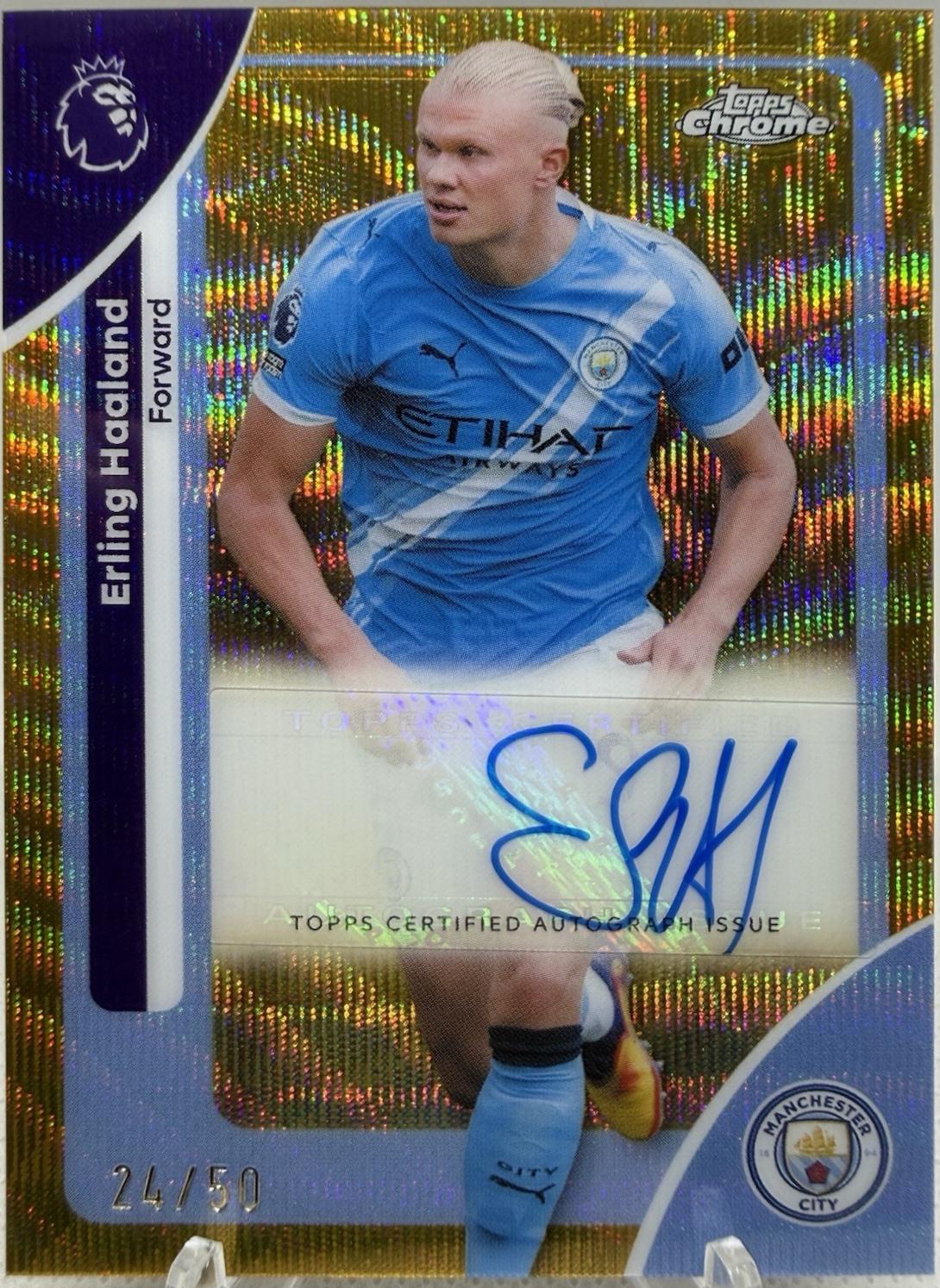 Erling Haaland - Chrome Premier League Autograph #CA-EH