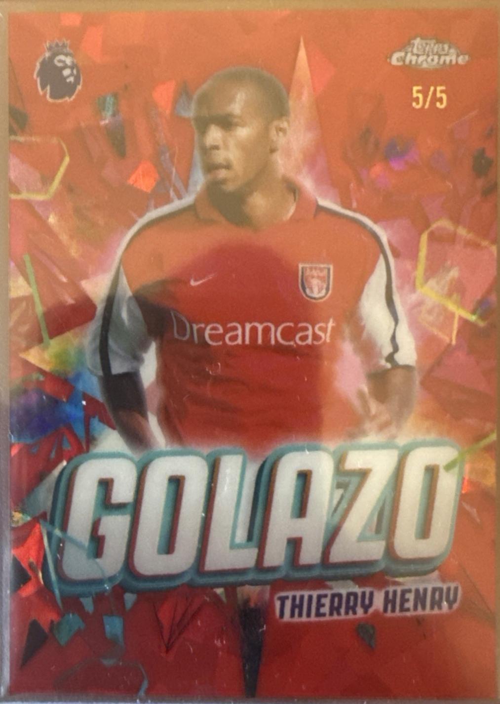Thierry Henry - Chrome Premier League Golazo #GZ-14