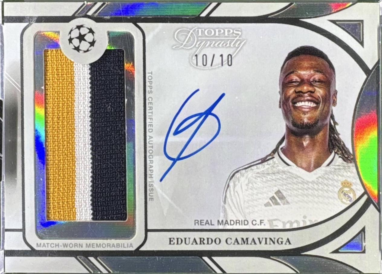 Eduardo Camavinga - Dynasty UEFA Autograph Patch #APV-EC3