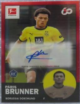 Paris Brunner - Chrome Bundesliga 1963 Autograph #TANA-PB