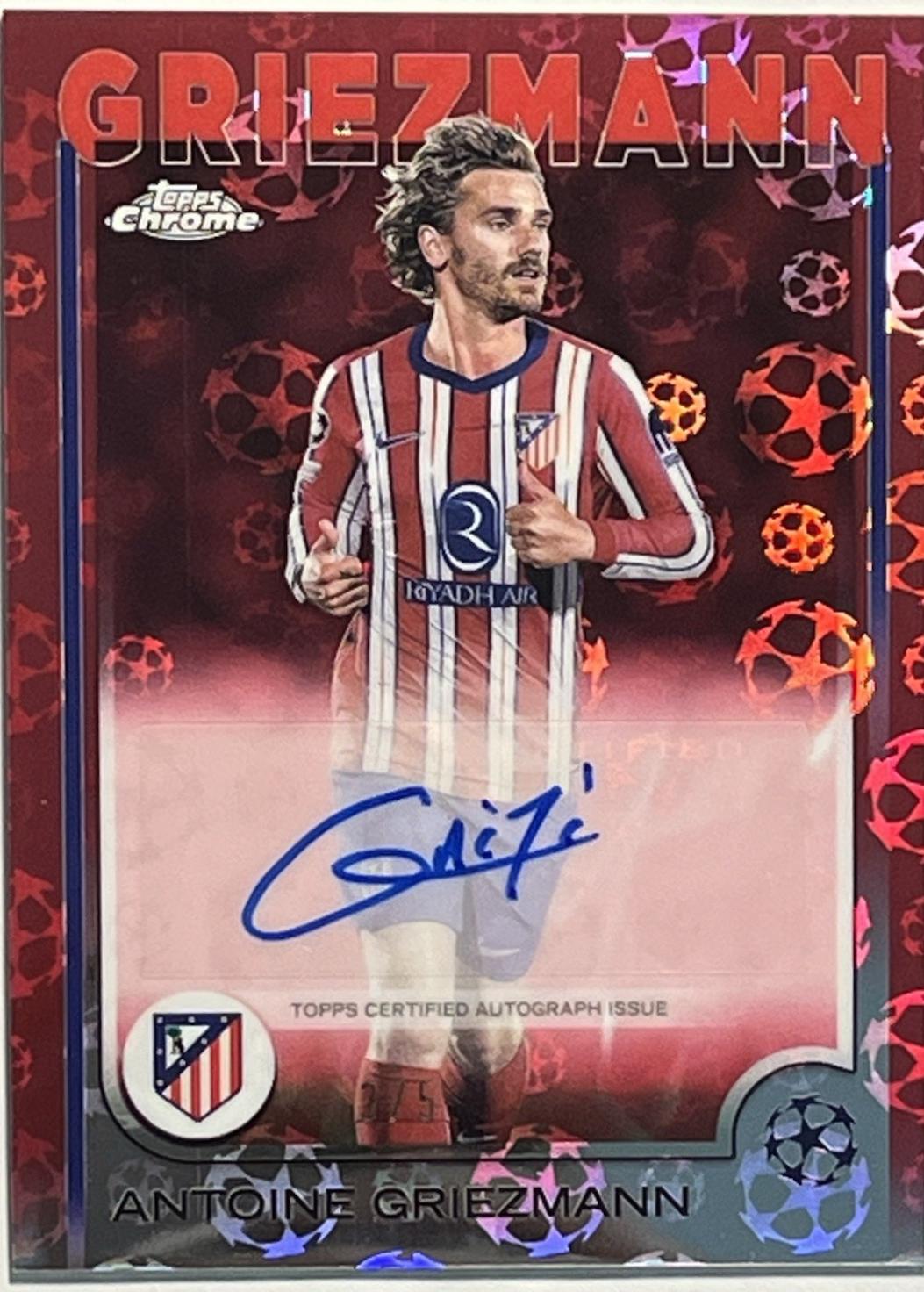 Antoine Griezmann - Chrome UEFA Autograph #CA-AG