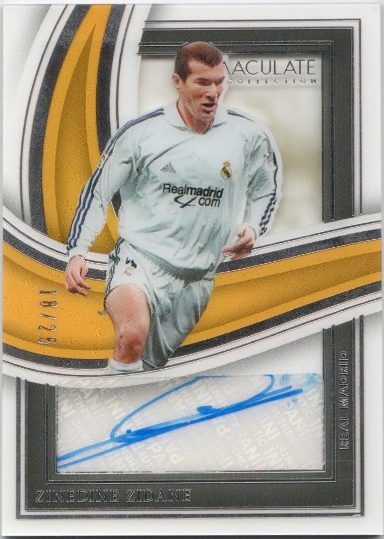 Zinedine Zidane - Immaculate Shadowbox Signature #SS-ZZ