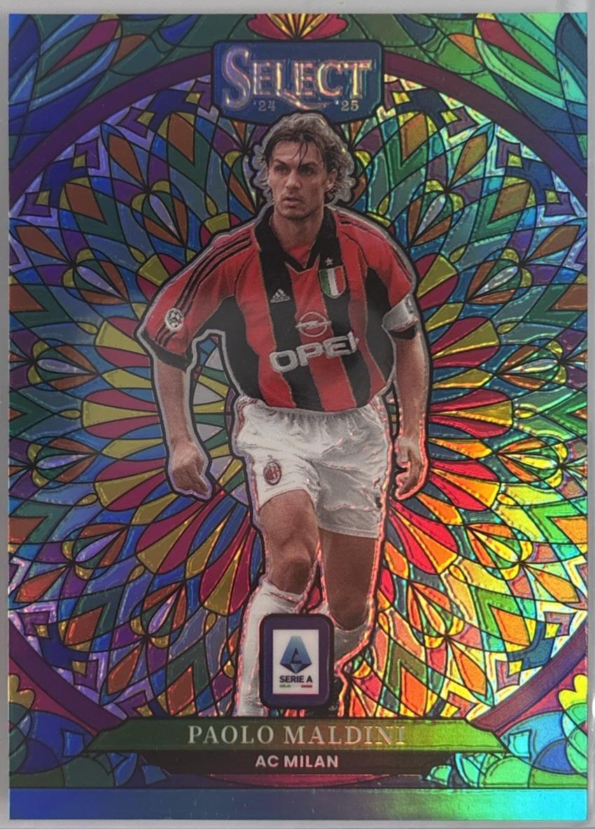 Paolo Maldini - Select Serie A Stained Glass #23