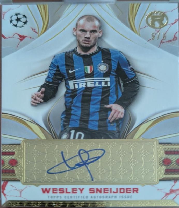 Wesley Sneijder - Reverence UEFA Autograph #RA-WS