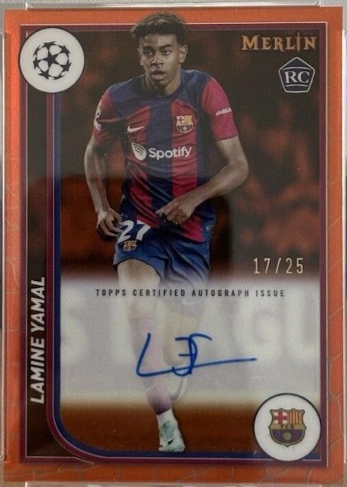 Lamine Yamal - Merlin UEFA Autograph #AU-LY