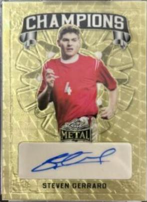 Steven Gerrard - Metal Champions Autographs #C-SG1