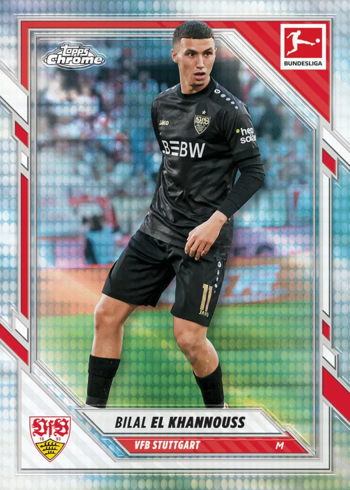 Bilal El Khannouss - Chrome Bundesliga #95