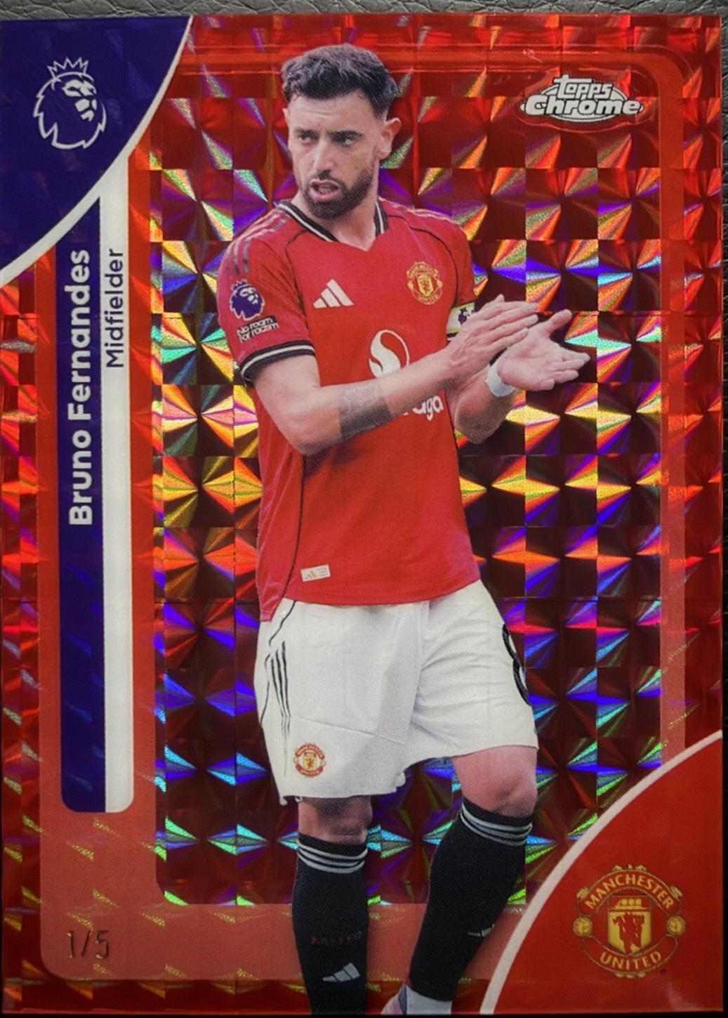 Bruno Fernandes - Chrome Premier League Autograph #CA-BF