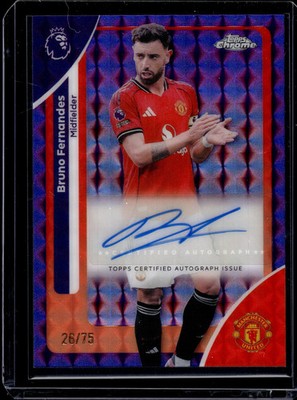 Bruno Fernandes - Chrome Premier League Autograph #CA-BF
