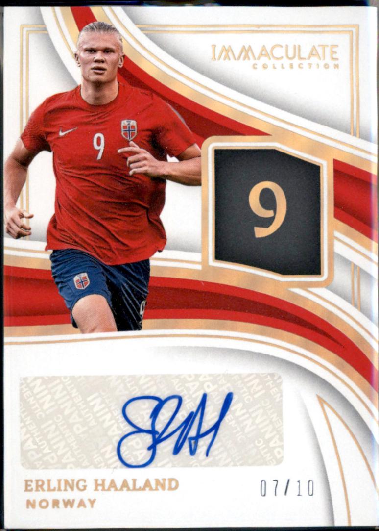 Erling Haaland - Immaculate Numbers Signature #IN-EH
