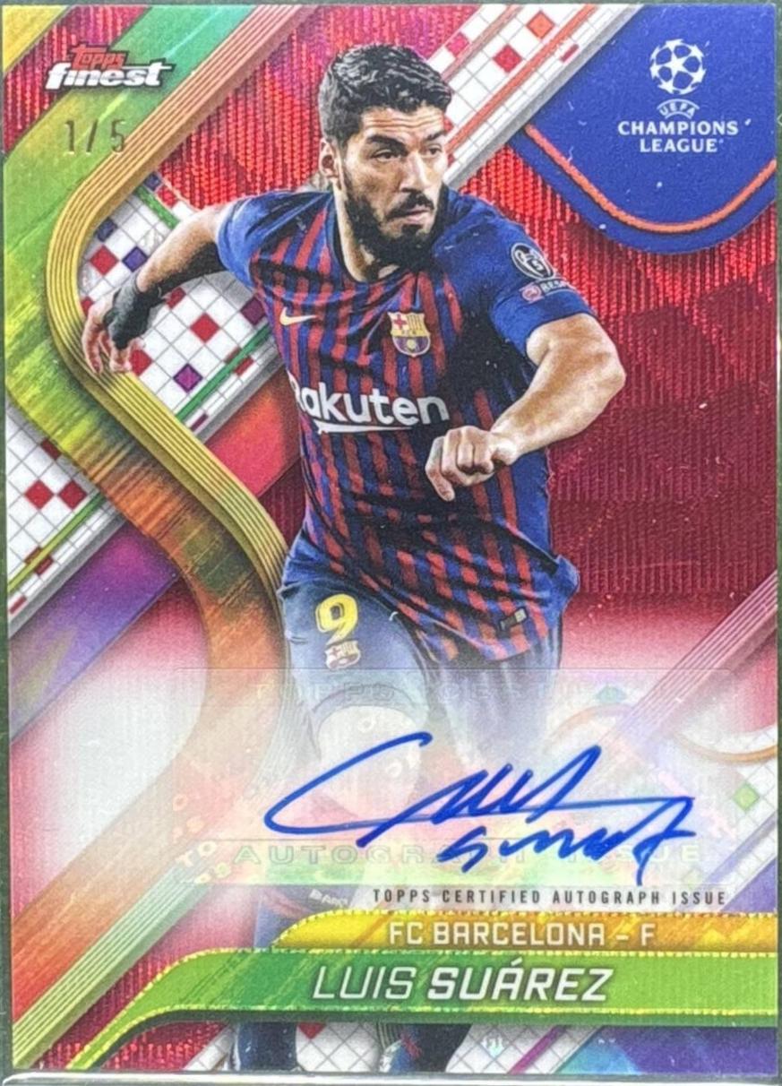 Luis Suarez - Finest UEFA Autograph #BA-SU