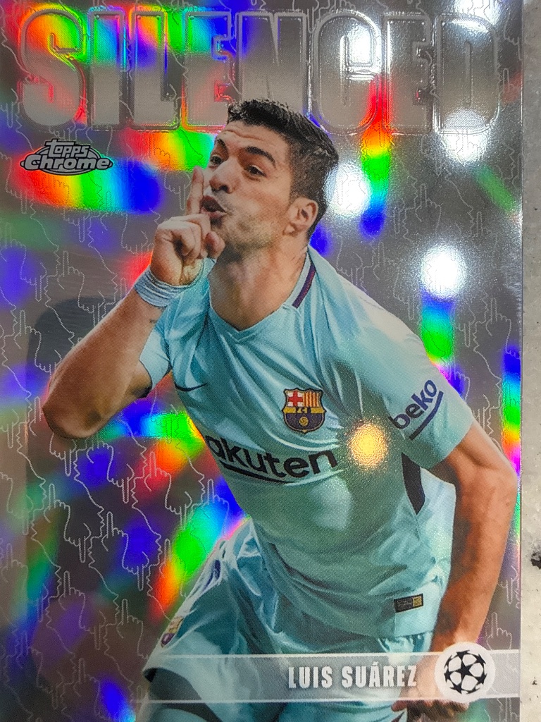 Luis Suarez - Chrome UEFA Silenced #SHH-4