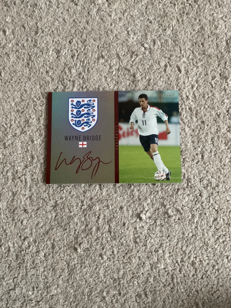 Wayne Bridge - Prizm World Cup International Ink Autograph #