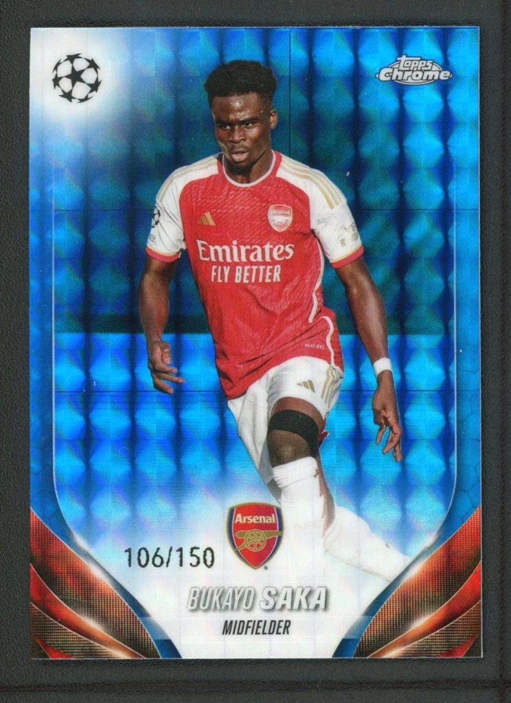 Bukayo Saka - Chrome UEFA Club #148