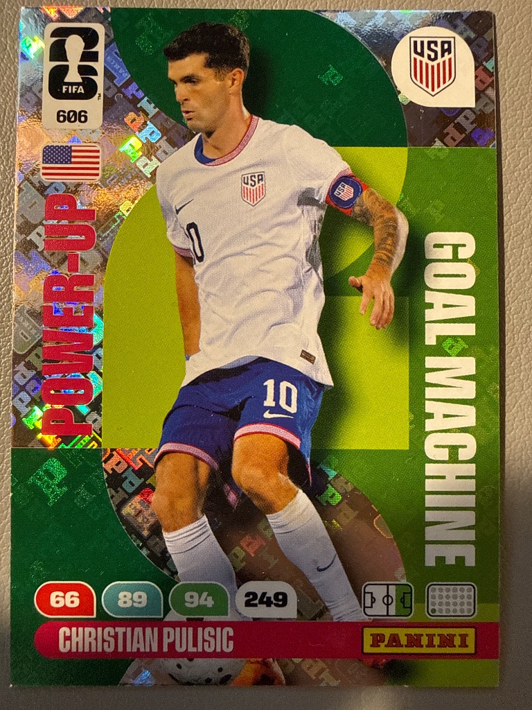 Christian Pulisic - Adrenalyn XL FIFA World Cup #606