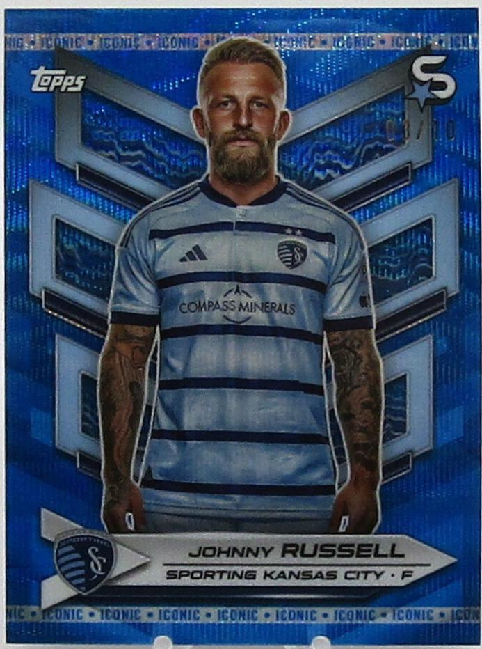 Iconic Blue Wave Refractor Chrome parallel